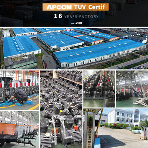 Khai Thác Mỏ di động Piston DIESEL Máy nén khí 15HP diesel được hỗ trợ hiệu quả cao 70CFM m3/phút 1150rpm 2m3/PHÚT 70CFM cam - Product Image 6