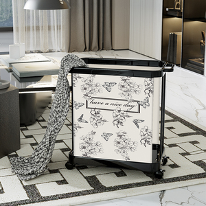 Cesto para <span class=keywords><strong>Ropa</strong></span> con Ruedas de Plástico Imprescindible, con Ruedas Portátiles y Compartimento Espacioso, Ahorra Tiempo en el <span class=keywords><strong>Baño</strong></span> y el <span class=keywords><strong>Armario</strong></span> - Product Image 2