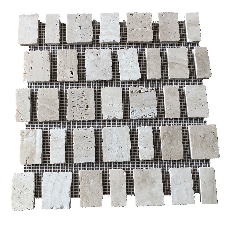 Scarpa Wide Jointed Beige Travertine Stone