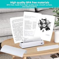 Kertas Thermal A4 Gulungan Kertas Printer Thermal Langsung Kertas Printer Mini Portabel Bebas BPA Cepat Kering Tahan Minyak Pencetakan Logo Kustom
