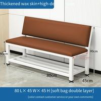 Banc de gymnastique contemporain Tabouret de repos en plastique long Pack souple Convertible pour terrain de basket Changement de chaussures Centre commercial Changement