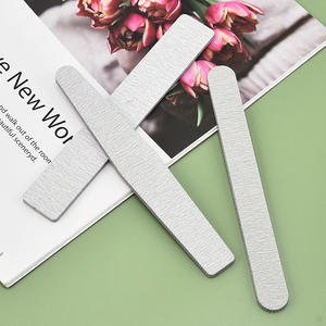 Lime à ongles zébrée Lyder personnalisée avec logo imprimé, 4 formes différentes, outil de manucure professionnel, grain 80 100 180, double face, émeri - Product Image 6