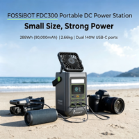 Estación de Energía Portátil Fossibot de Alta Capacidad 90000 mAh con Carga Rápida Dual PD de 140W y Fácil Carga para Suministro de Energía en Exteriores