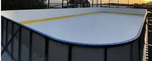 Pista de hockey de alta calidad, barandilla, tabla de patinaje, pista de hielo sintética
