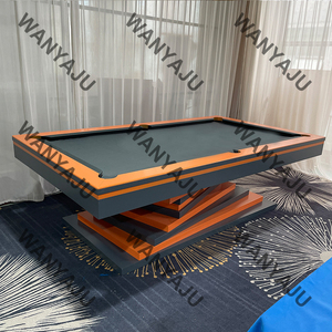 2025 Chine usine Top qualité 2 en 1 fonction <span class=keywords><strong>7ft</strong></span> 8ft 9ft <span class=keywords><strong>Billard</strong></span> Table de <span class=keywords><strong>billard</strong></span> avec dessus de salle à manger dans la maison et la Villa - Product Image 5