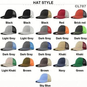 Gorras Trucker Richardson 112 al por Mayor, Deportivas y Formales, de 6 Paneles, con Visera Plana, Cierre a Presión, Personalizables con Logotipo Impreso y Bordado 3D - Product Image 2