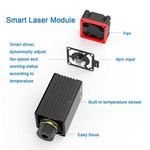 NEJE Master 2 Mini Machine à découper le cuir 10W Source <span class=keywords><strong>laser</strong></span> CO2/Diode pour MDF/<span class=keywords><strong>Balsa</strong></span> Bois Métal Acrylique Plastique Support DXF - Product Image 6