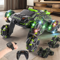 Voiture de course RC à 6 roues MST Toys, voiture de drift, télécommande à geste manuel rotative à 360 degrés avec lumière, musique et pulvérisation pour enfants