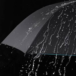 Parapluie pliant personnalisé compact et portable, pare-soleil et anti-pluie automatique, coupe-vent, avec logo, vente en gros - Product Image 3