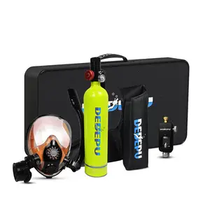 DEDEPU Mini Scuba Diving Thể Thao Dưới Nước Chai Air Tank Với Bơi Khác Snorkeling Bag Dive Kit