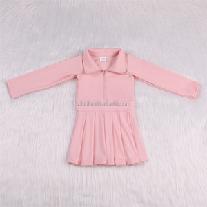 ชุดโยคะเด็กสีพื้นพร้อมกางเกงขาสั้น แห้งเร็ว แขนยาว ชุดเดรสยาวระดับเข่าสำหรับวัยรุ่นหญิง ระบายอากาศได้ดี ชุดออกกำลังกายสำหรับเด็ก - Product Image 4