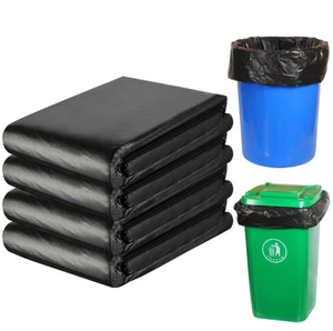 Sac à ordures avec cordon de serrage pièces pour sacs blancs salle de bain panier à ordures en plastique pour salles de bain maison bureaux et chambres - Product Image 4