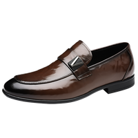 Mocassins à lacets formels pour affaires en cuir véritable et cuir collé, doublure en maille, amorti, anti-odeur, intemporel