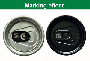 Système de code anti-contrefaçon en circuit fermé avec marquage laser à fibre, lecture QR et élimination des codes erronés pour les capsules de canettes en aluminium - Product Image 2