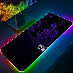 لوحة ماوس مضيئة للألعاب مع إضاءة خلفية ولوحة مفاتيح بتصميم بوكيمون جينجار، سجادة ماوس RGB للألعاب، هدية مستوحاة من الأنيمي - Product Image 2