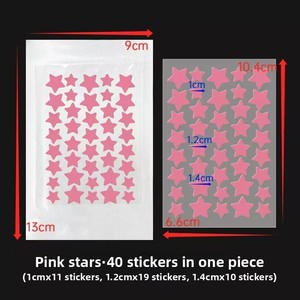 40 Parches Adhesivos de Hidrocoloide en Forma de Estrella para Acné y Espinillas, Grado Médico, Cubre Imperfecciones, Impermeables, Tratamiento Facial, Portátiles para Viaje - Product Image 4