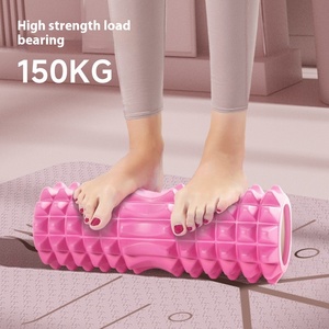Rodillo de espuma de Yoga de alta densidad de 45cm y 12 pulgadas <span class=keywords><strong>para</strong></span> rehabilitación de Pilates, masajeador hueco <span class=keywords><strong>para</strong></span> liberación miofascial, músculo de espalda - Product Image 4