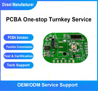 Placa PCBA de control para luz solar de jardín, carga solar, tres modos de flash LED, corriente de reposo ultrabajo, solución electrónica personalizada