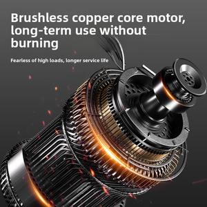 Souffleur électrique sans fil rechargeable à batterie lithium 21V, moteur sans balais en plastique de qualité industrielle et DIY, débit d'air de 500 m³/h - Product Image 4