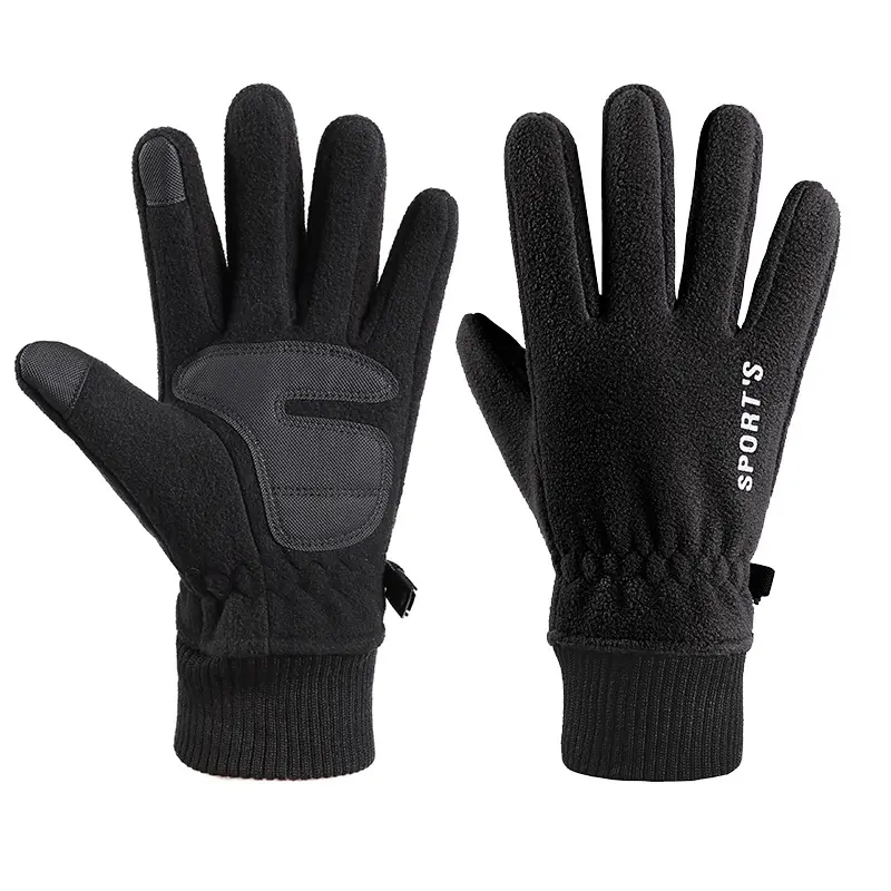 New winter thickened warm touch screen ladies' cycling gloves for men cotton gloves