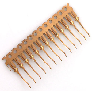 أجزاء موصل نحاسي مطلي بالذهب ومختم بدقة CNC USB نوع C اتصالات طرفية شحن مغناطيسية للأجهزة المحمولة - Product Image 3