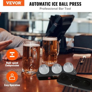 Electric Heated Ice Ball Press Kit 60mm Ice Sphere Press Tong Drip Tray for Whiskey <b>Beverages</b> <b>Serving</b> <b>Sets</b> - Product Image 4