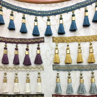Frange de rideau élégante en dentelle décorative pour la maison, accessoires de bricolage pour rideaux de fenêtre et draperies