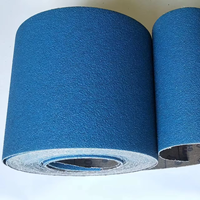 Rouleau de papier abrasif de haute qualité en oxyde d'aluminium avec support en papier pour le polissage