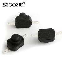 Interrupteur à bouton-poussoir haute intensité marche/arrêt SMT 2 broches 6A 19mm 250V AC 25T85