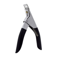 SUNKIN Ciseaux à ongles professionnels en acier inoxydable à bord droit, en forme de U, pour manucure française, outil de beauté pour salon