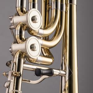 <span class=keywords><strong>Trombone</strong></span> basse à double piston BB, <span class=keywords><strong>trombone</strong></span> en laiton doré fait main exquis - Product Image 2