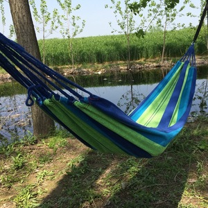 Camping <b>Hammock</b> Thickened Durable Fabric Canvas Single <b>Hammocks</b> Travel Swing Chair Hanging Bed Double Outdoor <b>Hammock</b> with Bag - Product Image 4