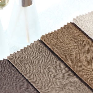 Tela de Terciopelo <span class=keywords><strong>Dobby</strong></span> Marrón 100% Poliéster, Resistente al Agua, para Tapicería de Sofás y Cortinas, Rollo de 280 GSM, Venta Directa de Fábrica Tenghui - Product Image 5