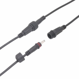 M12 2-pin 5.5 2.1 <span class=keywords><strong>DC</strong></span> nữ bảng điều khiển gắn điện áp thấp 5A điện phổ quát không thấm nước dẫn dây kết nối phổ <span class=keywords><strong>Jack</strong></span> Adapter - Product Image 1