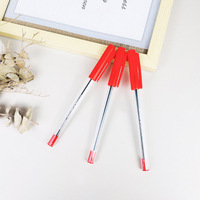 Vente chaude Usine Directe Papeterie Bleu Rouge Vert Bille Pas Cher En Vrac 505 Stylo À Bille En Plastique