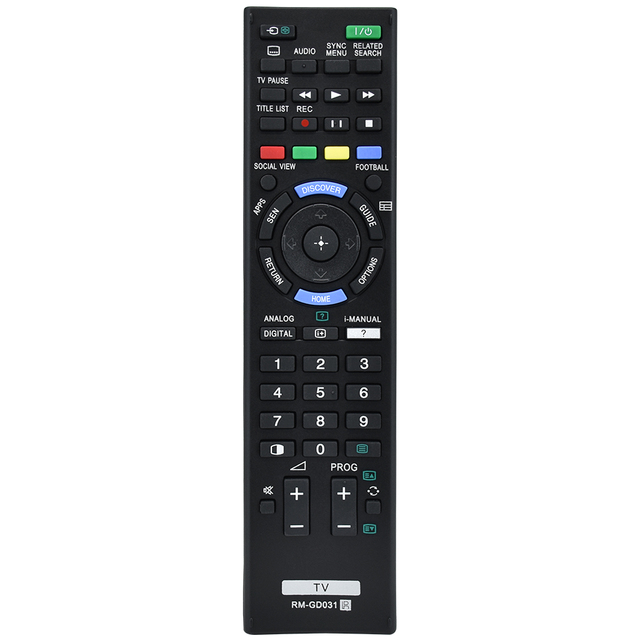 NEW RM-GD031 Replace for Sony TV Remote Control KDL-40W600B KDL-48W600B KDL-60W600B KDL40W600B KDL48W600B KDL60W600B