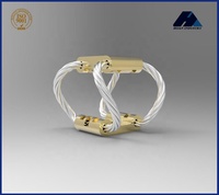 Amortisseurs de vibrations pour câbles métalliques en acier inoxydable/aluminium GR5-38D-A, contrôle du bruit et des vibrations, certifiés ISO9001:2015