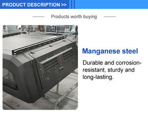 Resistente impermeabile in acciaio al Manganese Hardtop Tonneau baldacchino-ForJMC Avenue Hilux <span class=keywords><strong>GMW</strong></span> Poer - Product Image 2