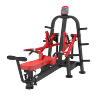Équipement de fitness commercial en gros pour salles de sport, prix FOB usine, Presse à banc SUPER HORIZONTALE à charge libre avec logo gratuit