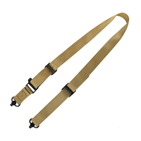 Sangle tactique réglable à deux points pour arme à feu, en nylon durable avec attache rapide QD et mousqueton métallique, corde multi-missions pour la chasse