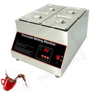 Digitale Luchtverwarming Chocolade Smeltmachine 220V 110V Chocolade Verwarming Pot Warmer Smelter Met 2 Tanks