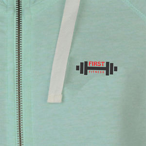 Nuevos diseños de moda Sudaderas con cremallera para mujer Logotipo personalizado Mangas completas Sudadera con capucha deportiva para mujer - Product Image 6