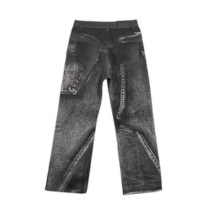 Jeans de Pierna Ancha con Estampado Digital Personalizado al por Mayor, Pantalones Casuales Modernos de Estilo Urbano, Hip Hop y Rap para Hombre - Product Image 3