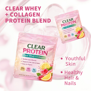 Colágeno + Proteína de Suero de Leche en Polvo, Directo del Fabricante, Sabor Limón y Frambuesa, Suplemento para Cabello, Piel y Uñas, Desarrollo Muscular - Product Image 2