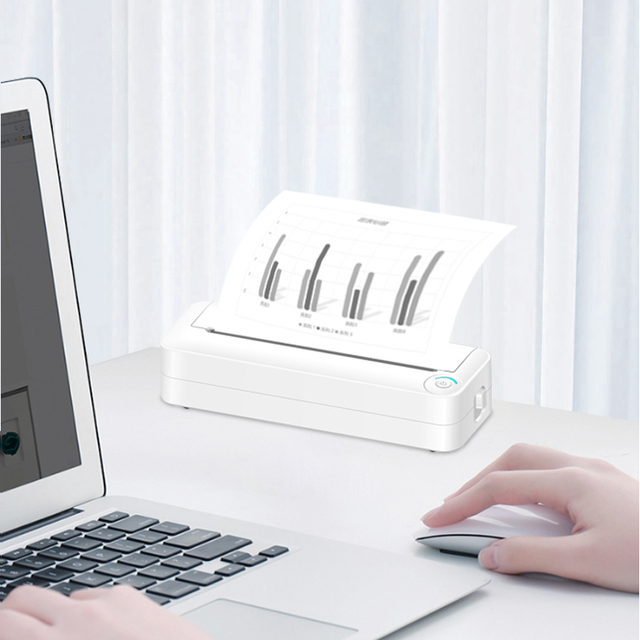 A4 USB Powered Portable Printer Home Use Mini Printer Student Homework Paper Wireless Scanner and Printer
