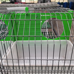 <span class=keywords><strong>Cage</strong></span> en fil galvanisé 24 positions <span class=keywords><strong>cage</strong></span> mère et bébé lapin - Product Image 6