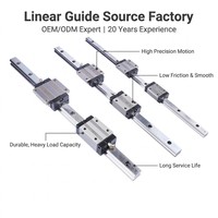Nouveau Système de Guidage Linéaire HGH25CA PLC avec Roulement en Acier, Engrenage Moteur, Rails Courbes, Marque GS, 1kg, Guangdong