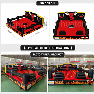 Taureau mécanique gonflable commercial pour enfants et adultes, idéal pour la location - Product Image 2