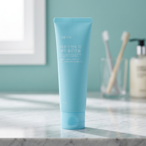 Detergente Viso Effervescente Plant Kingdom Nara Jeju Fine Dust Sparkling Water Whip Power 120ml, Prodotto Coreano - Product Image 3