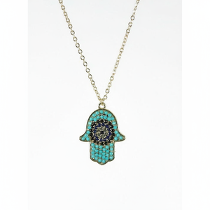 Collier pendentif mode Design mauvais œil pour le style et la protection - Product Image 2